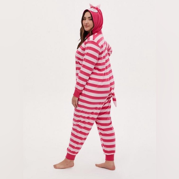 Torrid - Disney Cheshire Cat One Piece Sleeper - Picture 2 of 12